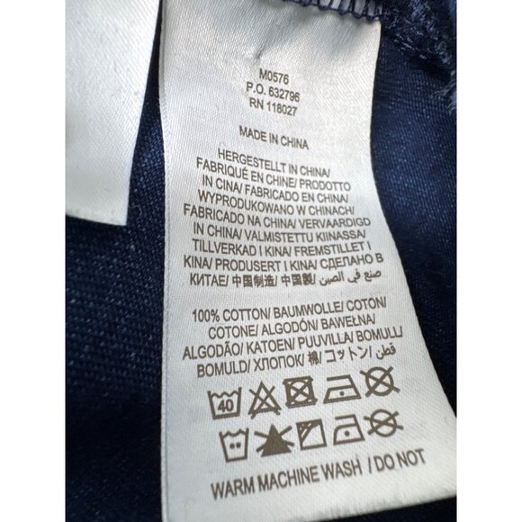 Boden Henley Size Small Men's Long Sleeve Blue Button Neck - Picture 5 of 5